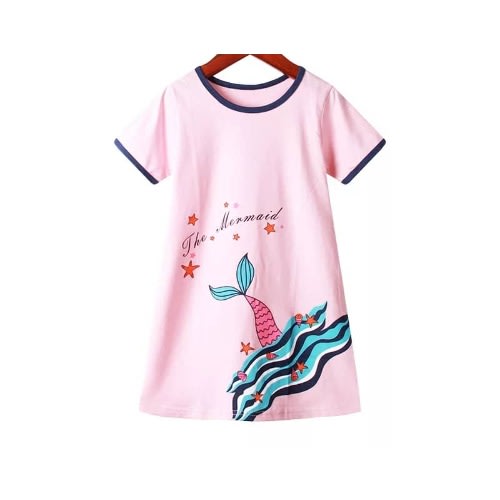 I Am A Mermaid Girl Night Gown
