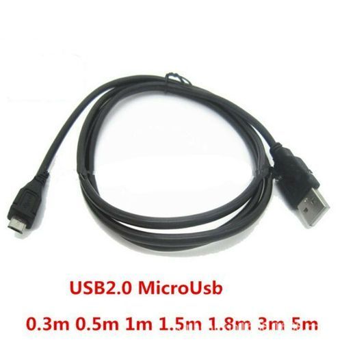 USB2.0 To Micro Line Black Android Phone Data Cable V8 Line