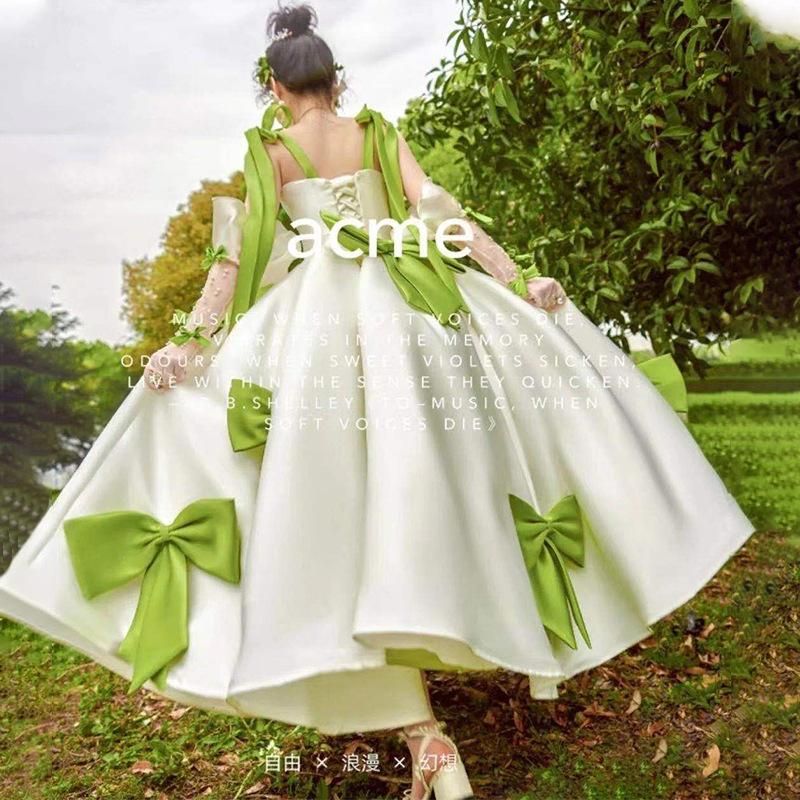 Shadow small fresh sling lawn forest travel shoot cute simple whiteyarn marriage