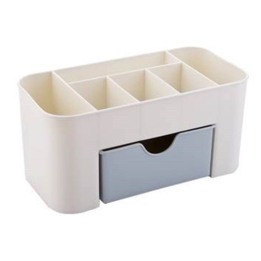 Desktop Cosmetic Box With Small Drawer Plastic Desktop Cosmetic Storage Box