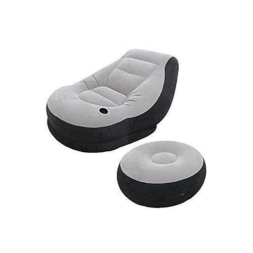 Inflatable Lounge Chair Footrest & Pump Set