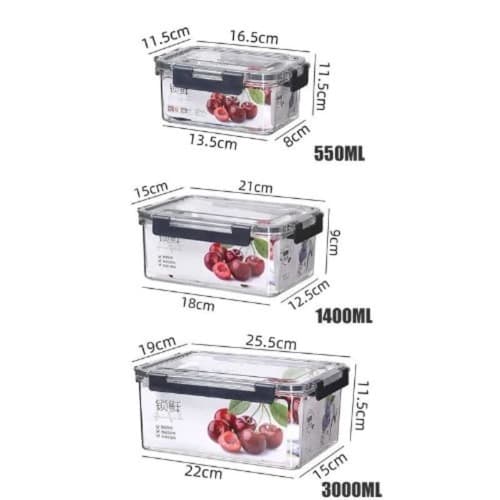 Acrylic Storage Bowls - 3 In 1