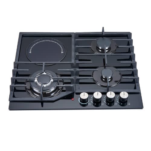 60cm 3 Gas Burner 1 Electric Plate Built-in Gas Hob