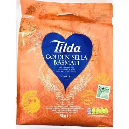Tilda Golden Sella Basmati Rice- 5kg