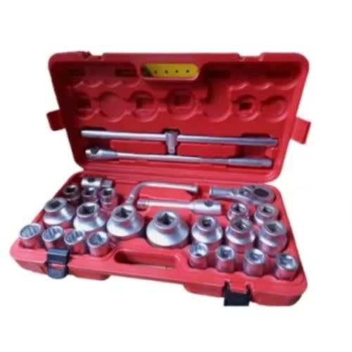 Ratchet Socket Set- 1" 3&frac14; - 21mm To 65mm - 26pcs