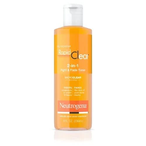 Neutrogena 2 In 1 Rapid Clear Fight Fade Toner For Acne And Marks - 8fl Oz