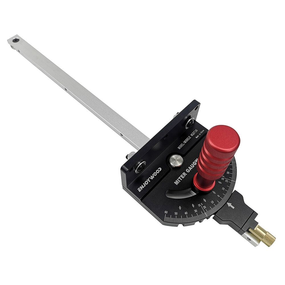 ENJOYWOOD Woodworking M1 Pro Angle Miter Gauge 0-60 Degree
