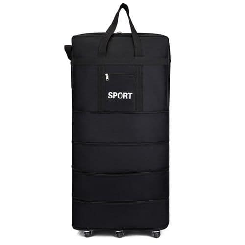 32 Inch Luggage Travel Large Capacity Bag Wheel Unisex Trolley Case Suitcase - Black