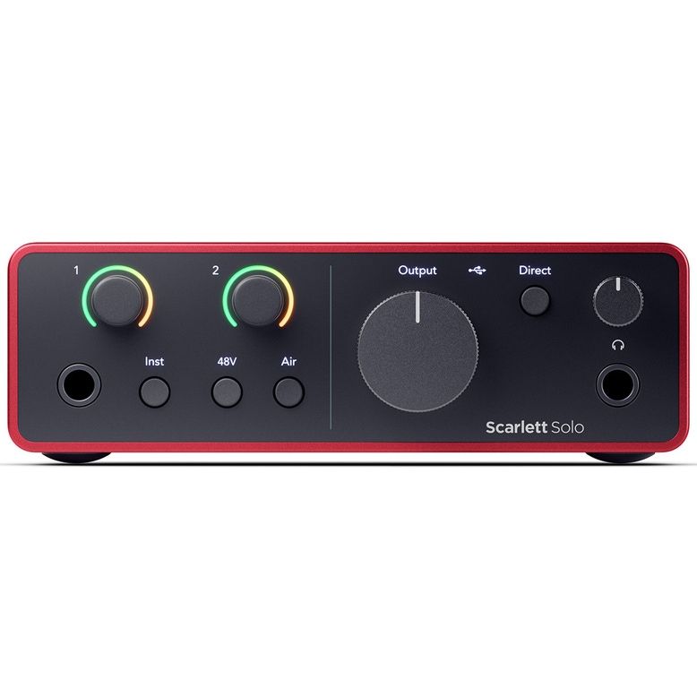 Scarlett Solo 4th Generation USB 3.8 Type C Audio Interface
