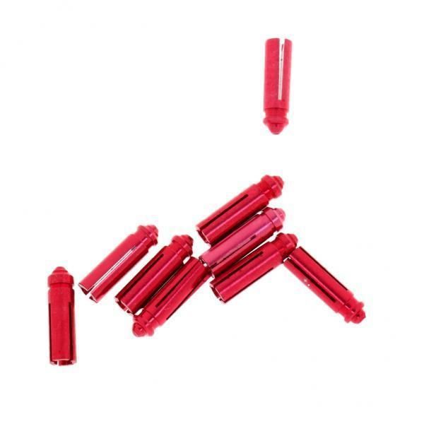 10x 9Pcs Lightweight Aluminum Flights Savers/Protectors For Steel Soft