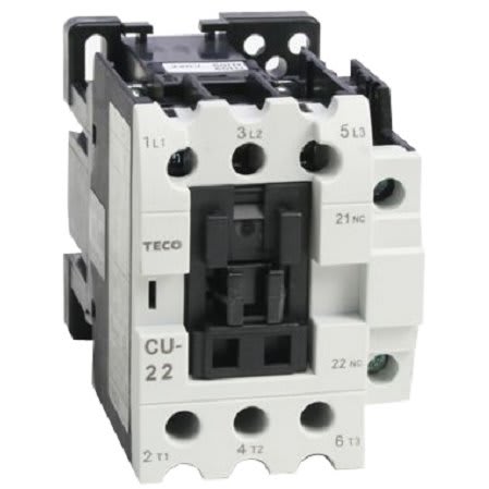 AC Magnetic Contactor CU-22. 4 Poles, 40A, 230V, 50/60Hz