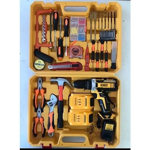 Dewalt Tools Set With 36v Cordless Drill - 47pieces
