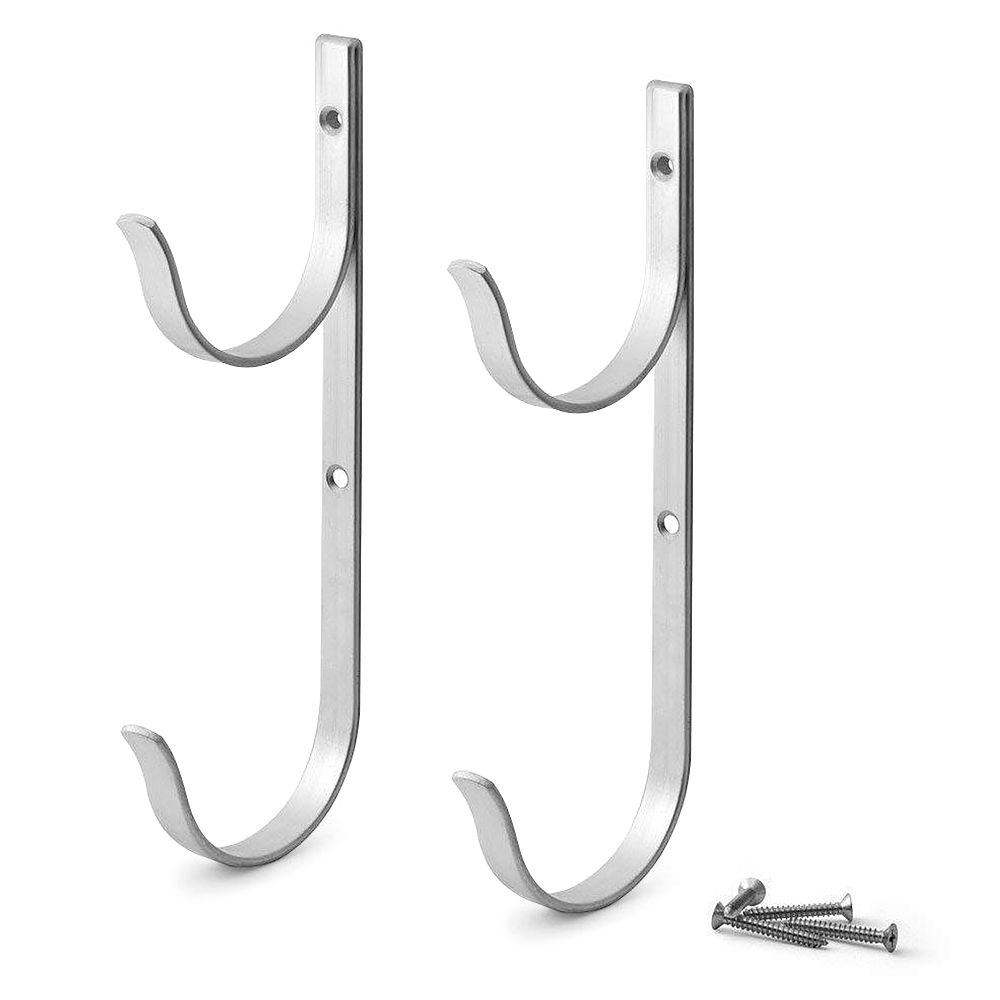 Pool Pole Hanger Garden Tools Supports Bracket Aluminium
