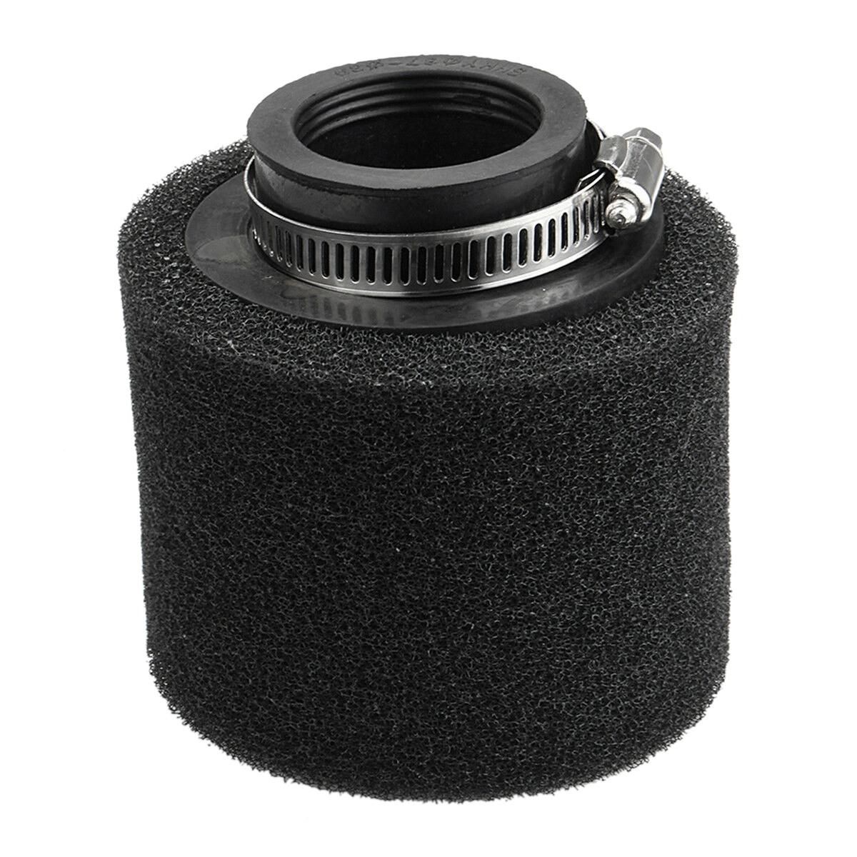 Black 38Mm Double Foam Air Filter Pod 110/125/150Cc Pit Dirt Bike Quad Atv Buggy