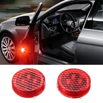 Magnetic Wireless Led Car Door Opening Warning Light - Red