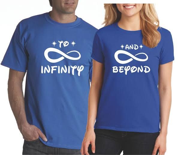 Quality Couple T-shirt 2in1 T-shirt  Round Neck Blue With Design