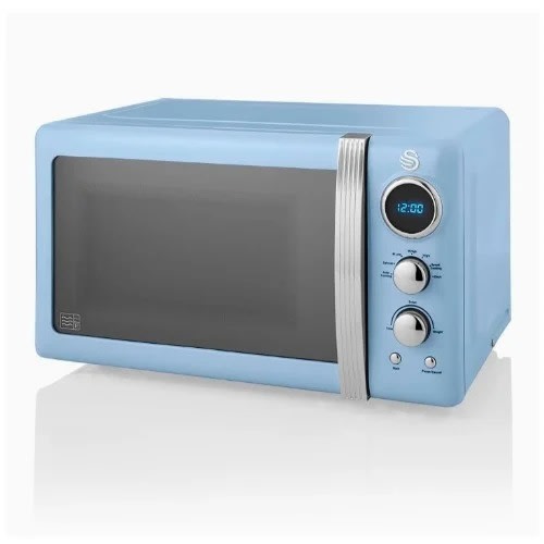 Swan Retro 20L Digital Microwave Oven With Led Display - 800W