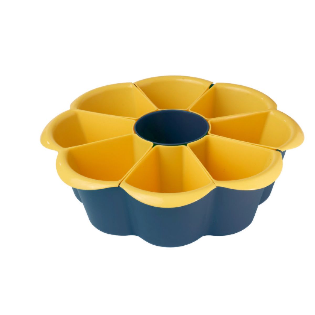 Multi Grid Fruit Tray 360&deg; Rotatable Multifunctional