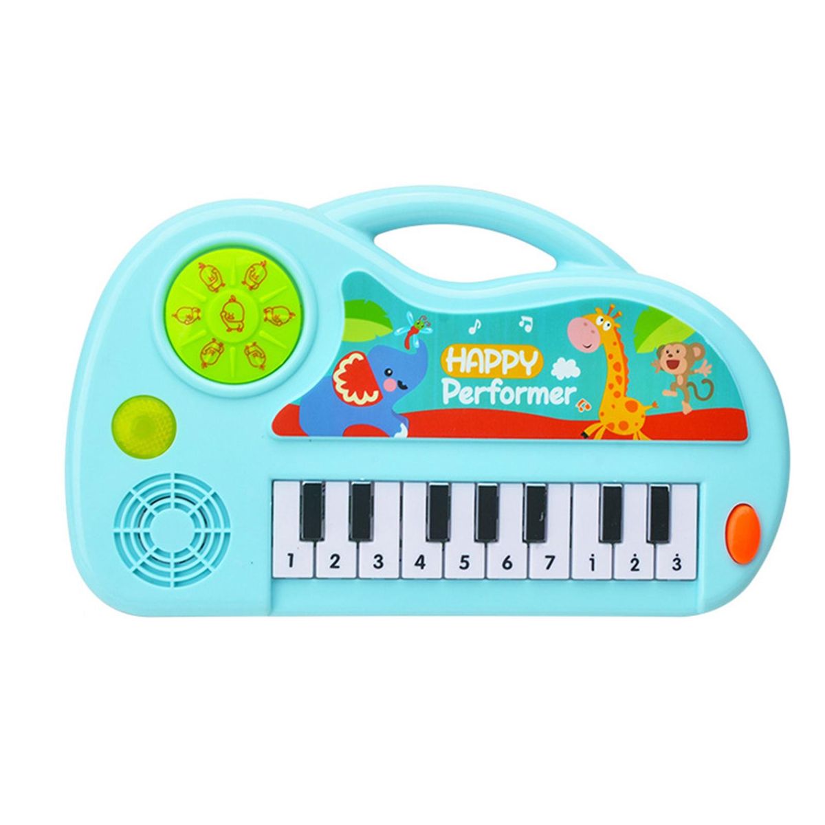Baby Educational Toy Instrument Electronic Organ Toy Piano Blue