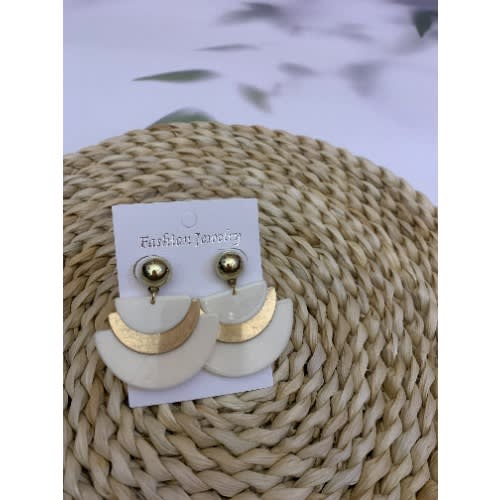 Three Layers Hook Earrings