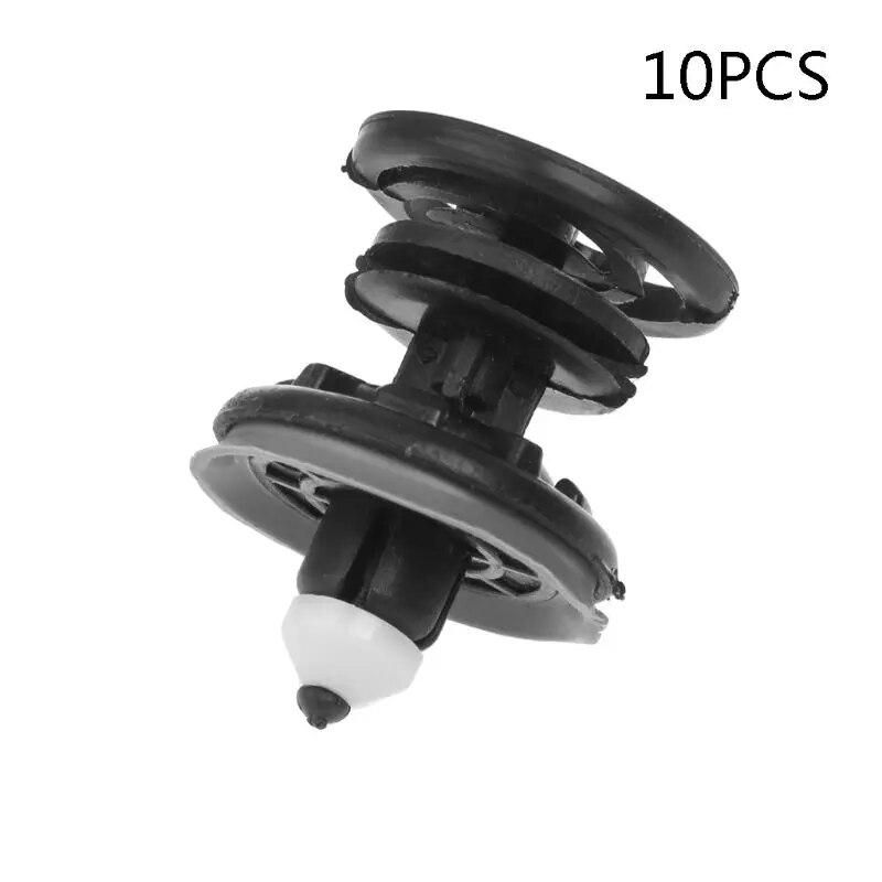 10PCS Black Car Interior Door Trim Panel Card Clips For Touran Tiguan Golf Passat Polo A6