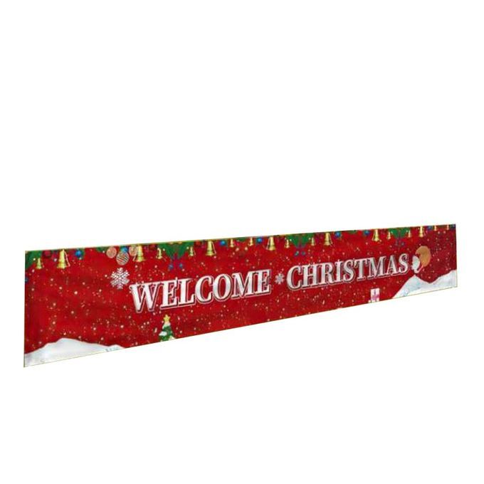 Hristmas Festive Banner Merry  Hristmas Banner Large Xmas Sign Huge Xmas House Home Outdoor Party De Oration-multi Olor-1M*  M