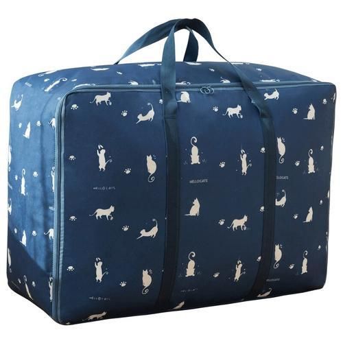 1 Piece Printing Quilt Storage Bag Portable Handle Clothing Pakcage Organizer Dustproof Toy