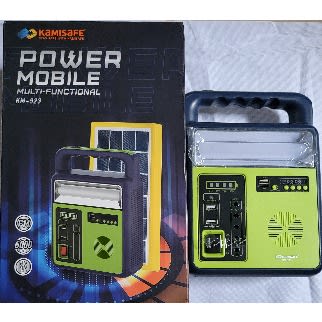6v Solar Lighting Kit Phone Charging /radio/ 2 Bulbs/3w panel