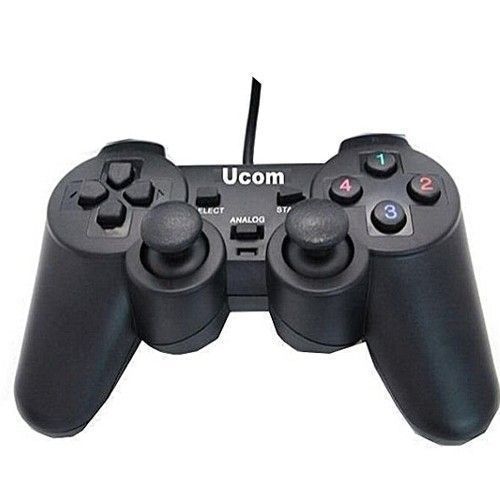 STANDARD PC SINGLE JOYSTICK CONTROLLER - BLACK