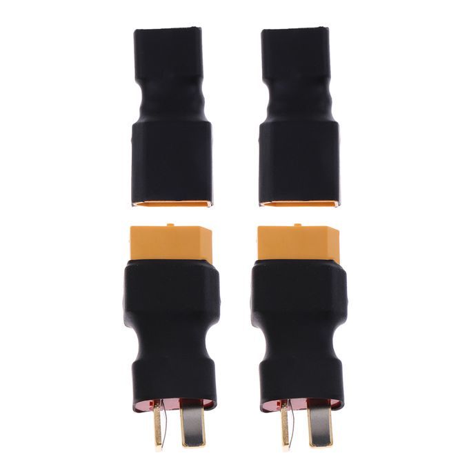 Two Wireless Connector-RC Model XT60 Female-Male T-Plug Adapter