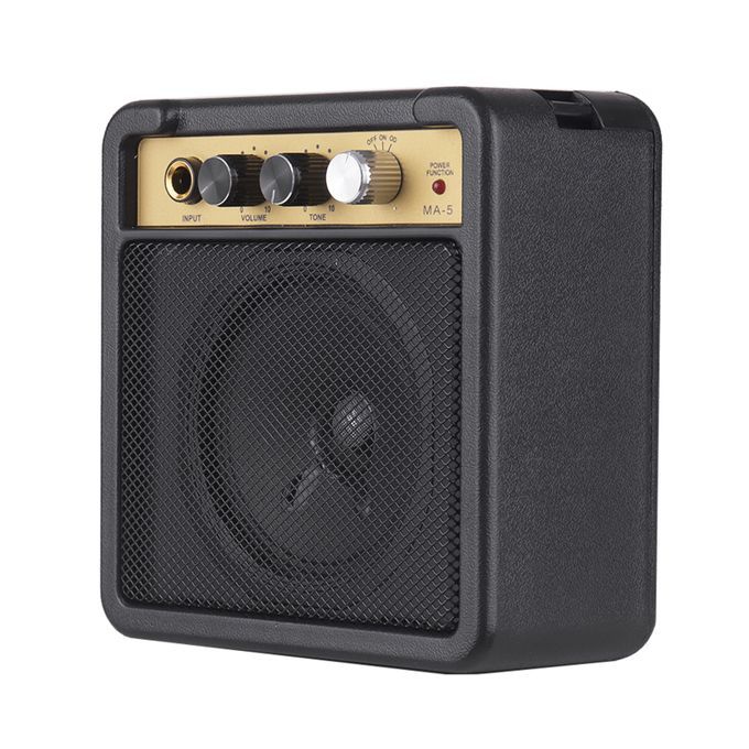 Mini Guitar Amplifier Amp Speaker 5W With 6.35mm Input 1/4