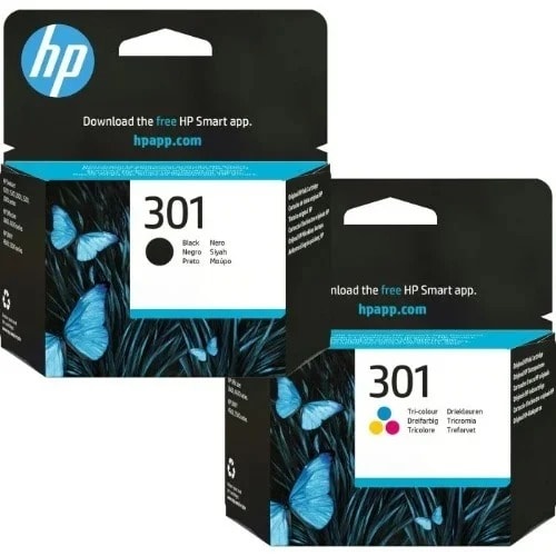 HP Ink Cartridge - 301 - Black And Tricolor