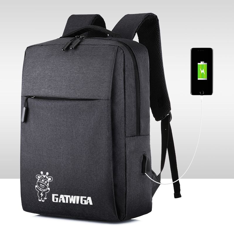 Black Casual Bag Business Laptop Backpack