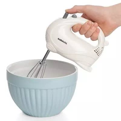 5-speed White Gloss Hand Mixer
