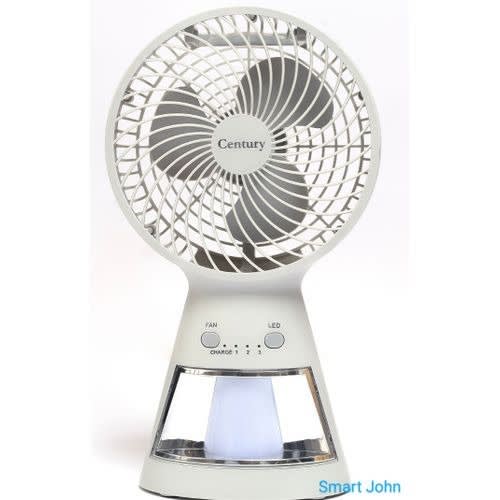 Rechargeable Table Fan With Led Light - Frct-20-a - 14W - 8''