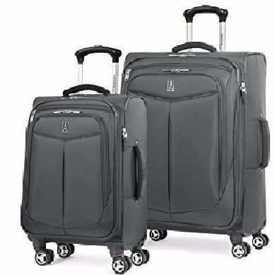 21" And 25" Set Of 2 Travel Pro Spinner Luggage Set - Black