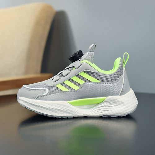 Girls' Breathable Shoes Youth Shoes Kid's Thick-soled Sneakers Gray