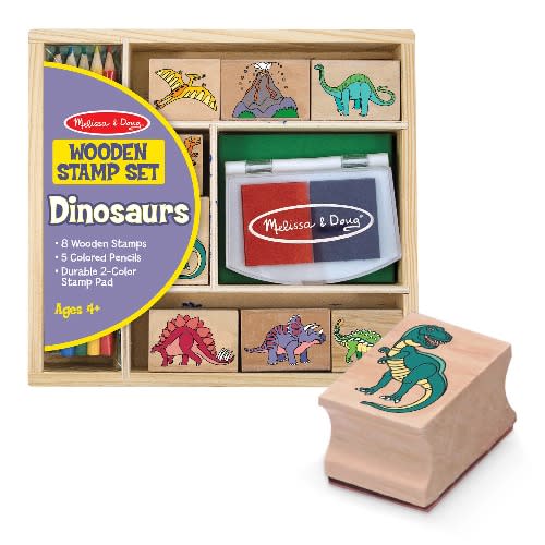Wooden Stamp Set  - Dinosaurs