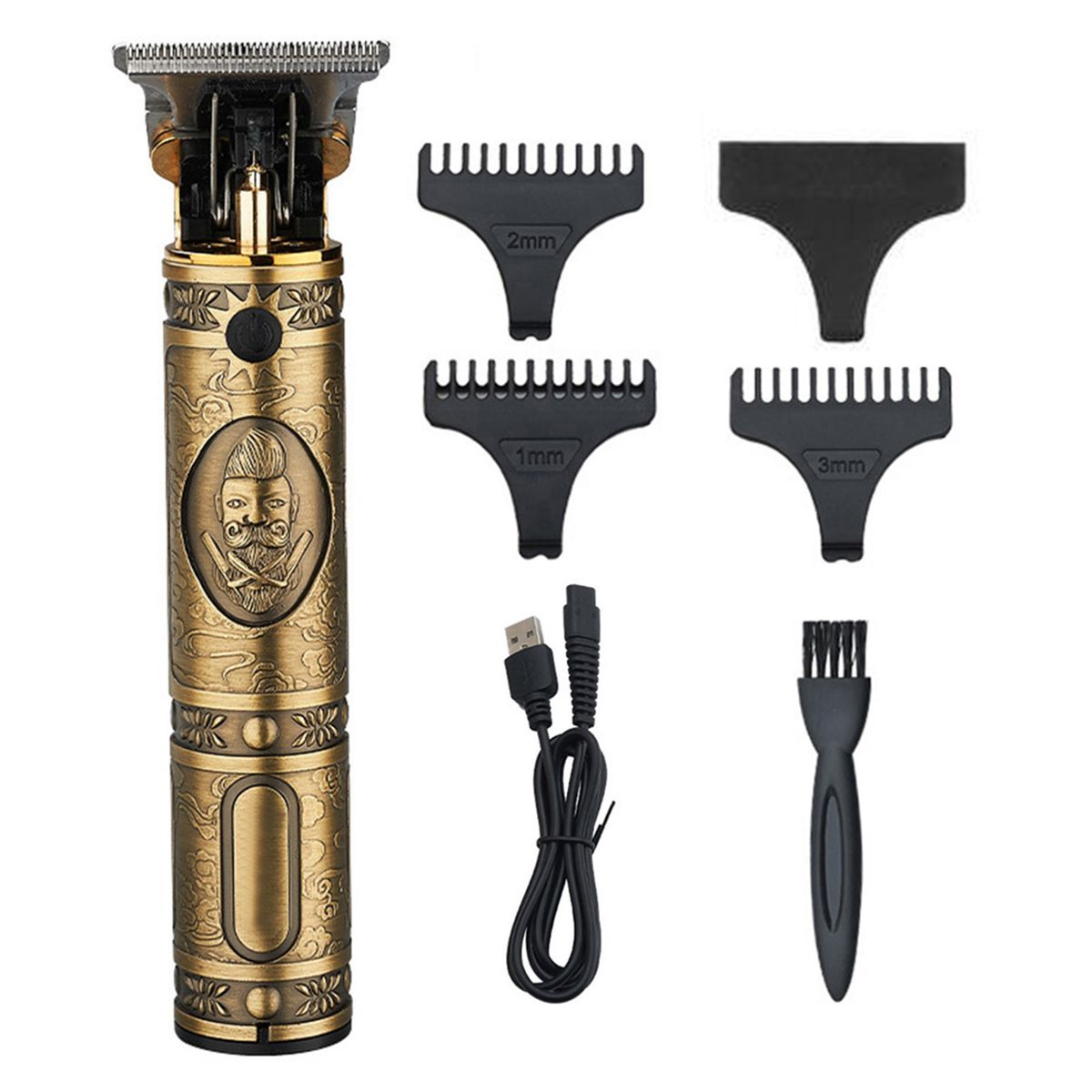 Faddish Embossment Engraved USB Charge Energy Saving Trim