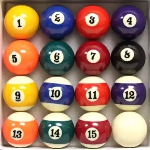 Snooker Balls - 16pcs