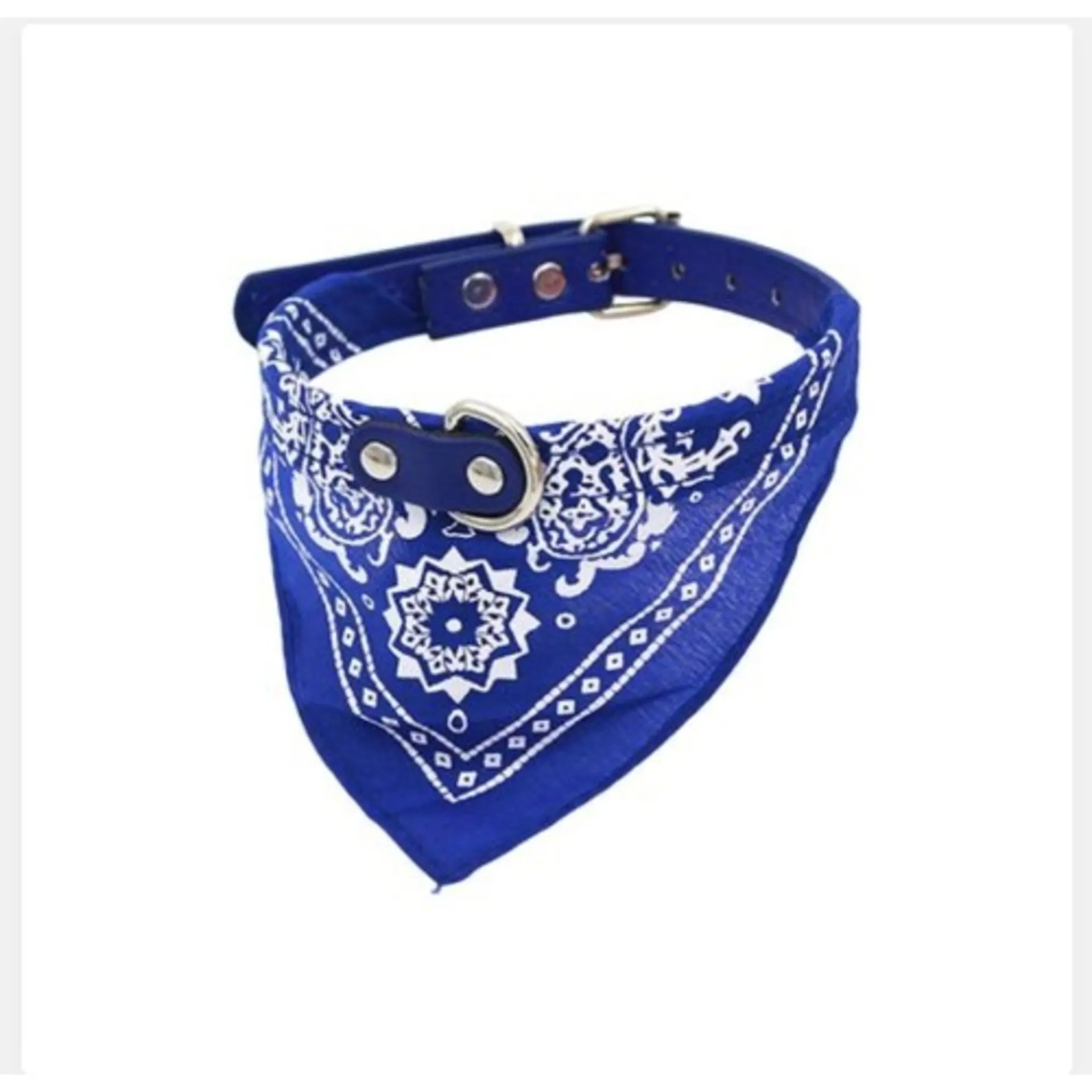 Pet Cat Dog Bandana Collar - Blue