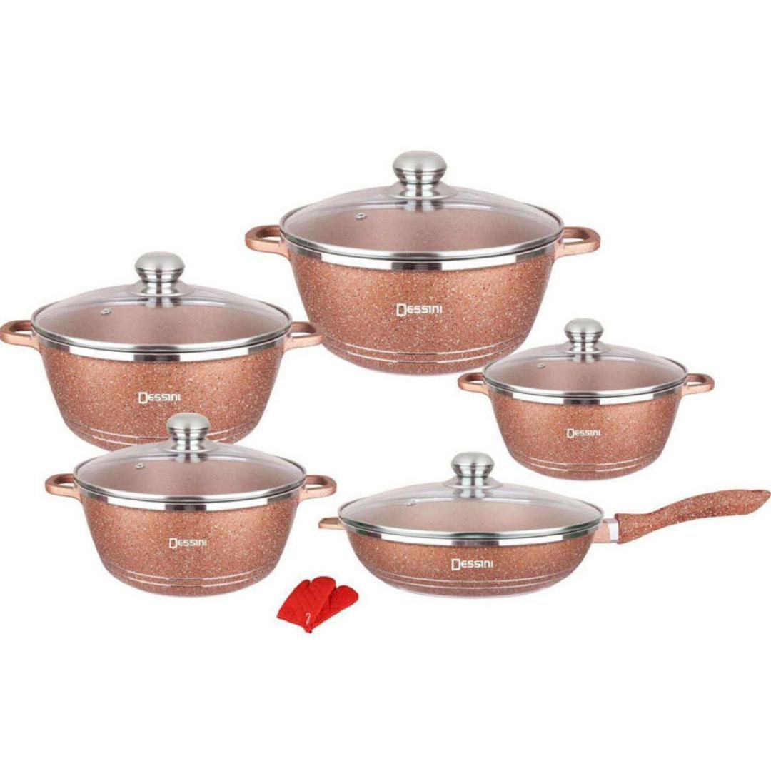 Luxury Die Cast Marble Cookware-12pieces
