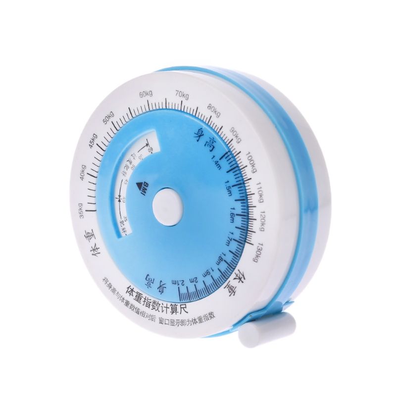 150cm Bmi Tape Measure Body Mass Index Retractable Tapes Di