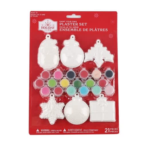 Christmas Paint Your Own Plaster Set
