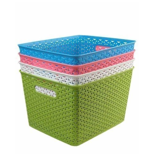 4 Piece Of Colourful Hamper/storage Basket