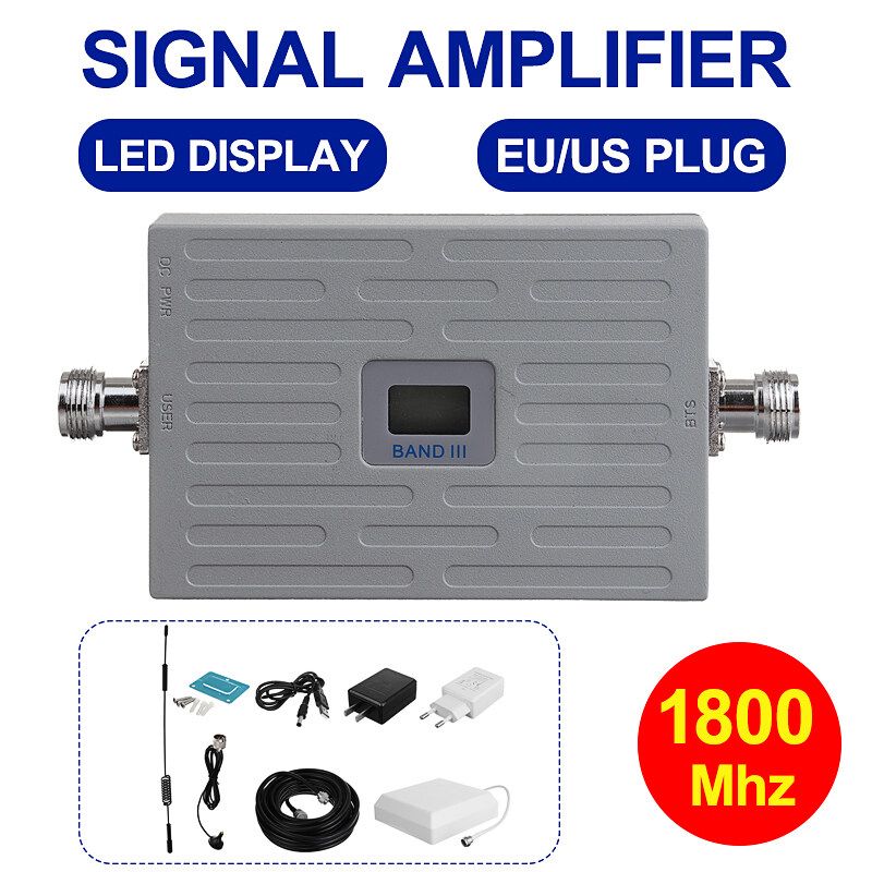 DCS 1800MHz Mobile Repeater 4G Cellular Booster Repeater Amplifier LTE Mobile Phone Universal