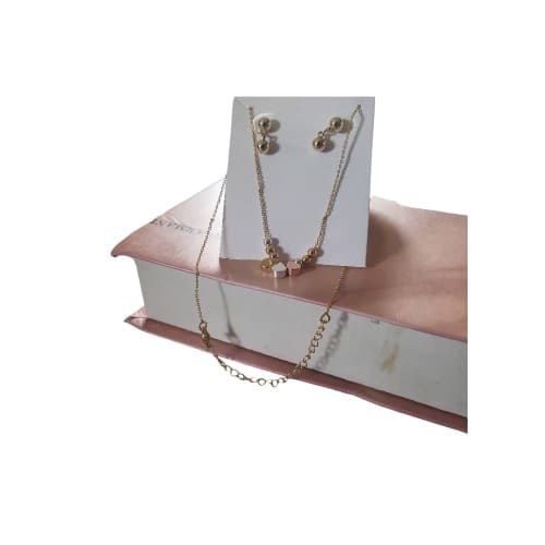 Earring With Neck Chain - inbuilt Pendant