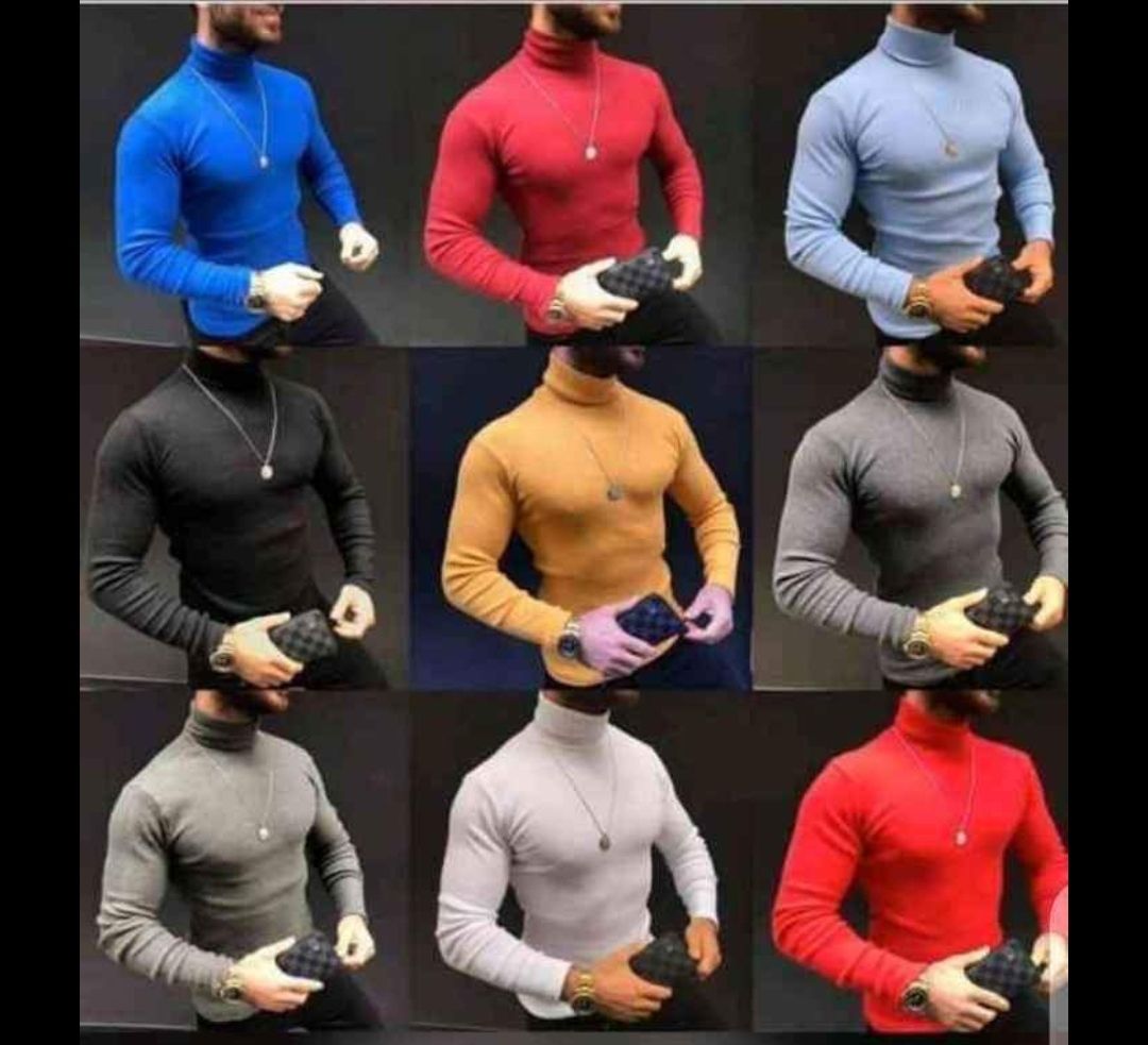 Turtle Neck Long Sleeve Top - 9 In 1