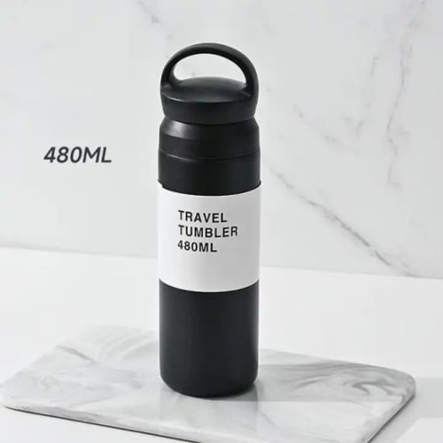 Travel Tumbler - 480ml  - Black