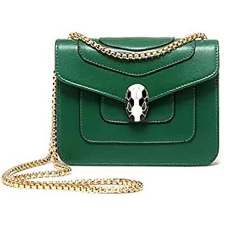 Snake Head Red Chain Crossbody Bag